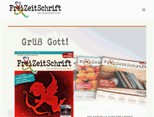 Tablet Screenshot of freizeitschrift.de